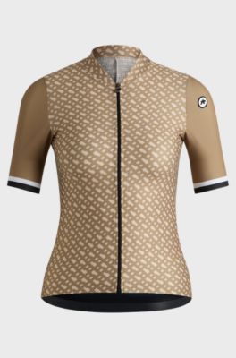 BOSS x ASSOS training jersey with stretchable secure rear pockets, Beige