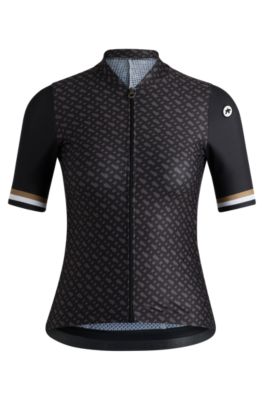 BOSS x ASSOS training jersey with stretchable secure rear pockets, Black