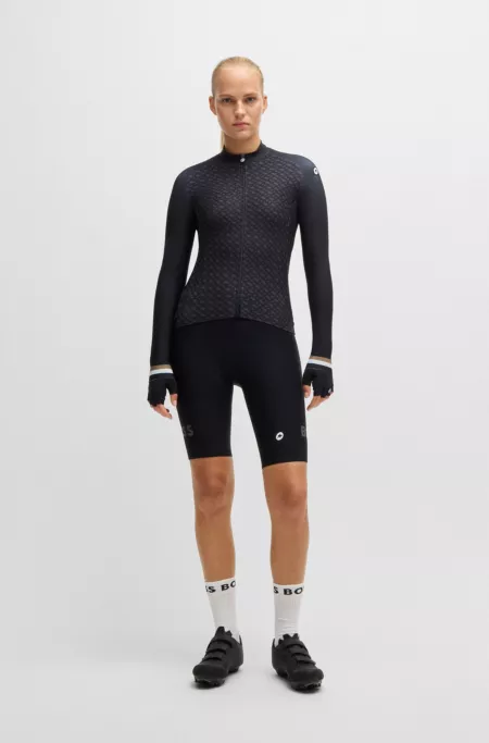 Maillot d’entraînement en jersey noir avec trois poches arrière BOSS x ASSOS