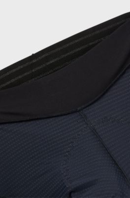 BOSS x ASSOS&nbsp;&mdash; szorty z&nbsp;podszewką i&nbsp;wkładkami usztywniającymi na biodrach, Ciemnoszary