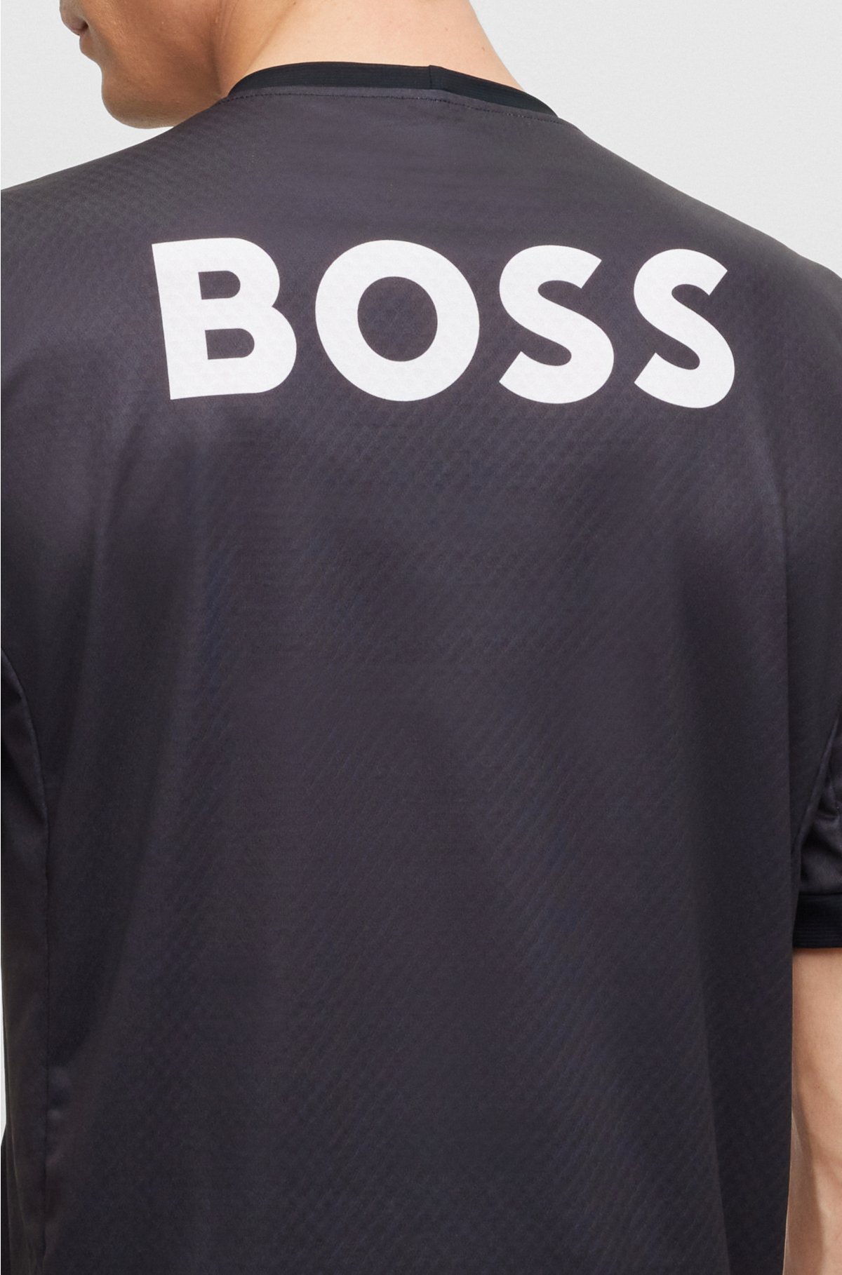 BOSS x Russell Athletic T-shirt with velvet logo