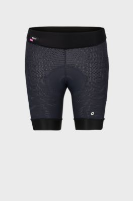 BOSS x ASSOS Shorts interni con imbottitura in schiuma, Grigio scuro