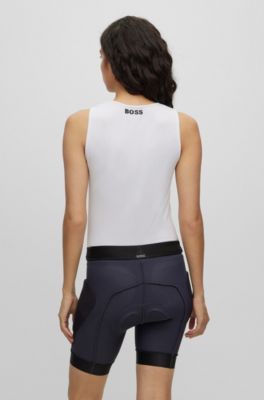 BOSS x ASSOS liner shorts with shock-absorbing foam, Dark Grey