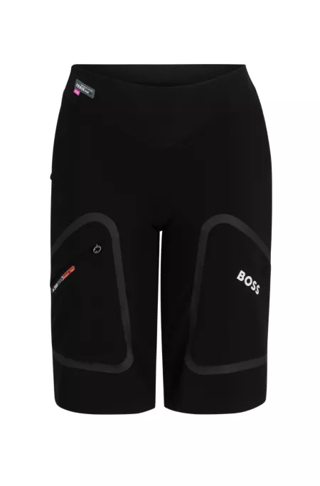 Short cargo déperlant BOSS x ASSOS avec détails réfléchissants