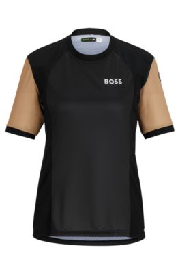 BOSS - BOSS x ASSOS branded UPF50+ jersey top with three rear pockets