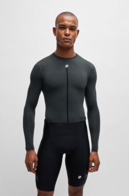 BOSS x ASSOS base layer with carbon-infused odour control, Dark Grey
