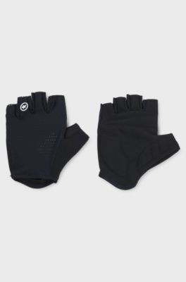Mitaines de cyclisme BOSS&nbsp;x&nbsp;ASSOS avec paume matelass&eacute;e, Noir