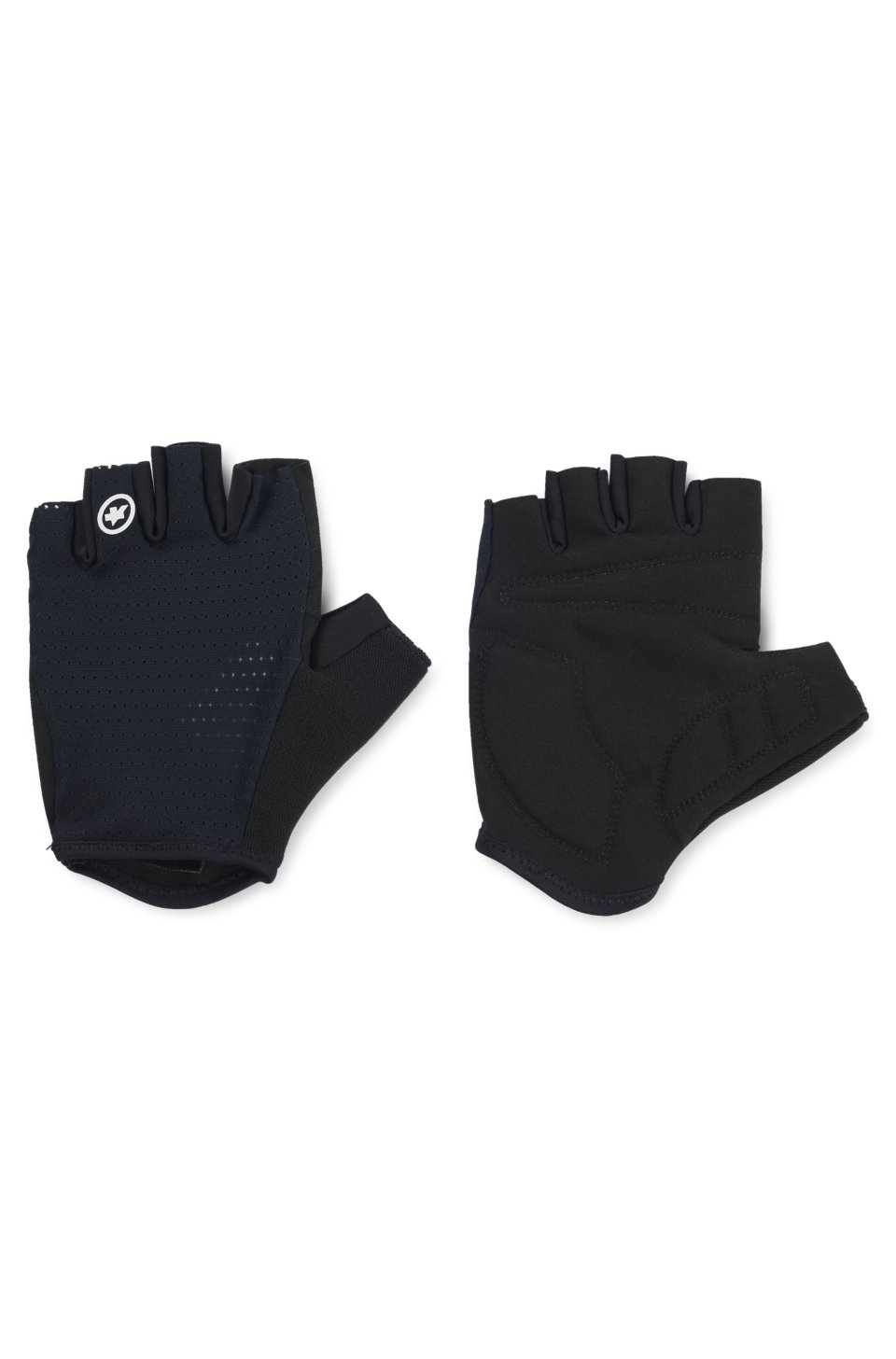 x ASSOS fingerless cycling gloves with padded palm