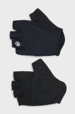 Mitaines de cyclisme BOSS&nbsp;x&nbsp;ASSOS avec paume matelass&eacute;e, Noir