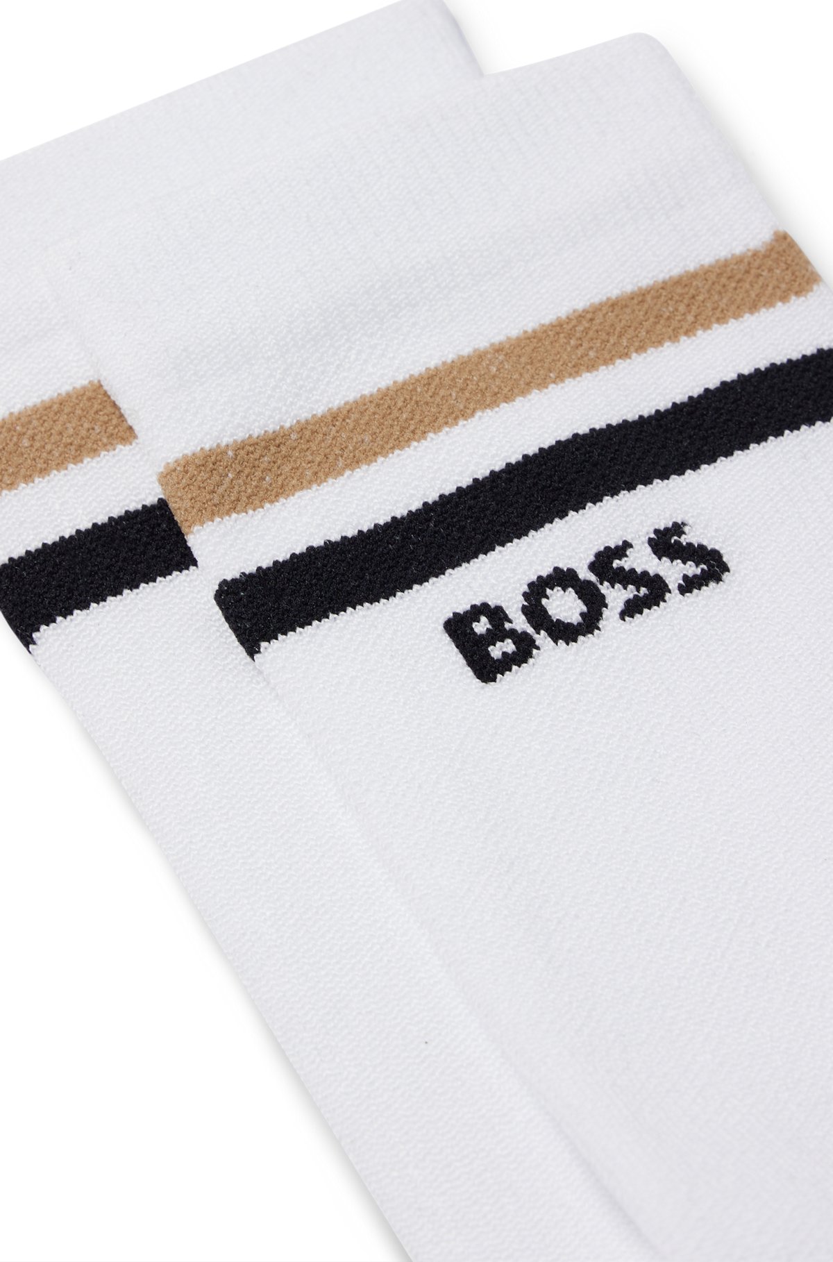 Sneldrogende sokken van BOSS x ASSOS met naadloze constructie, Wit