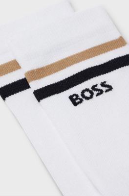 BOSS x ASSOS quick-dry socks with seamless construction, White