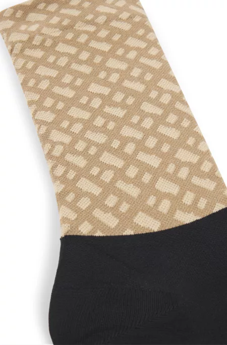 BOSS x ASSOS moisture-wicking cycling socks with seamless construction