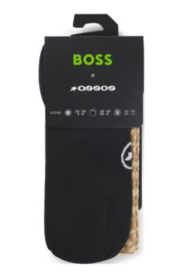 BOSS x ASSOS モイスチャーウィッキング サイクリングソックス シームレスコンストラクション, ベージュ