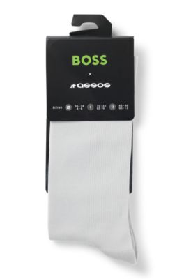 BOSS x ASSOS ベージュ ライトインサレーション サイクリングソックス, ライトベージュ