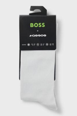 BOSS x ASSOS beige lightly insulated cycling socks, Light Beige