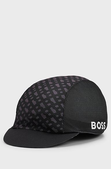 BOSS x ASSOS cycling cap in quick-dry fabric, Black