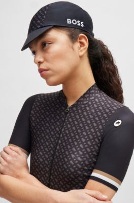 BOSS x ASSOS cycling cap in quick-dry fabric, Black