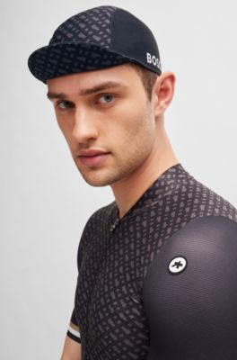 BOSS x ASSOS cycling cap in quick-dry fabric, Black