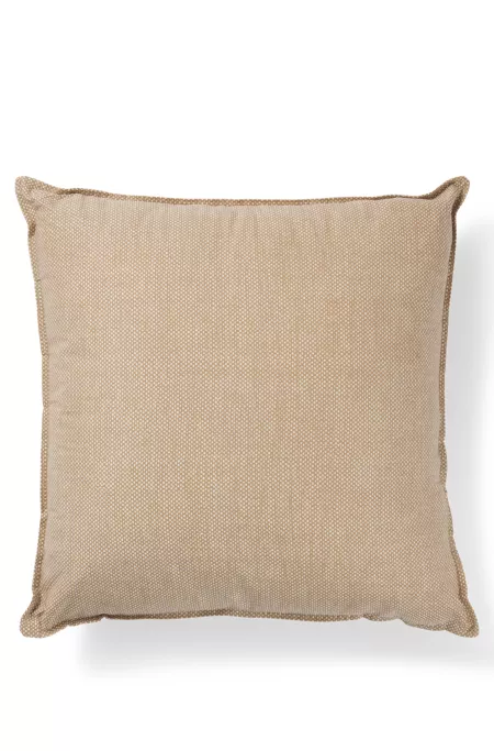 Printed cushion with logo and signature stripe