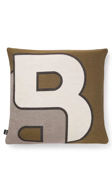 Kissenbezug mit Double-B-Monogramm