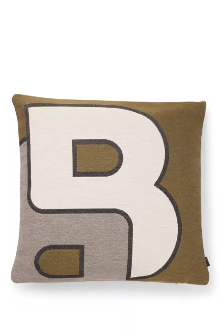 Kissenbezug mit Double-B-Monogramm