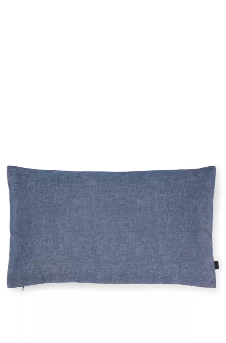 Waterproof outdoor cushion cover with signature stripe