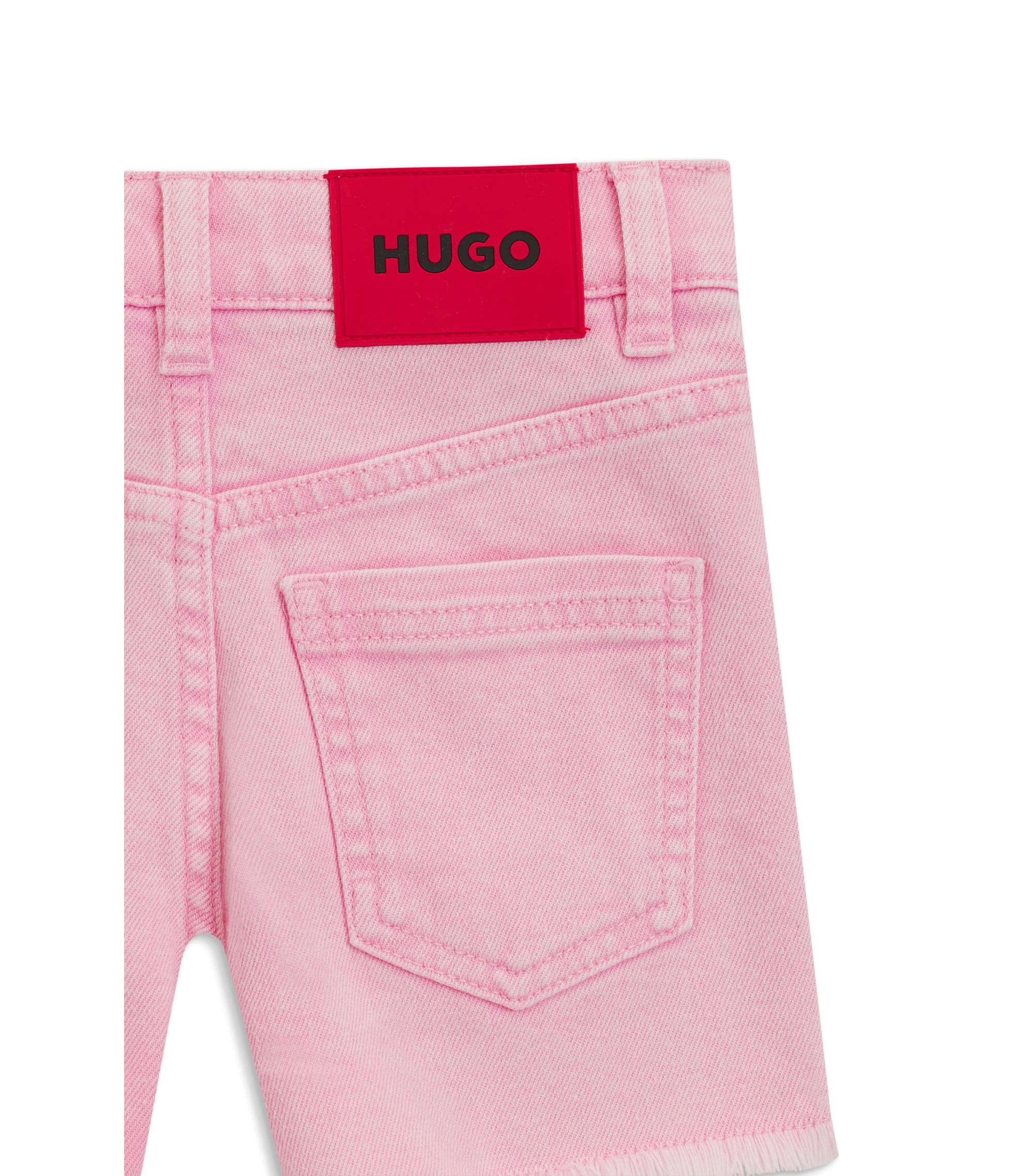 HUGO - キッズ ショートパンツ ストレッチデニム ウエスタンスタイル