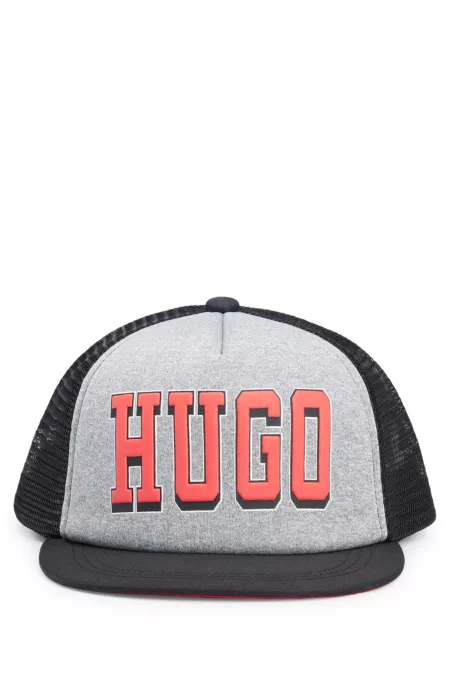 Casquette en jersey stretch et mesh à logo pour enfant