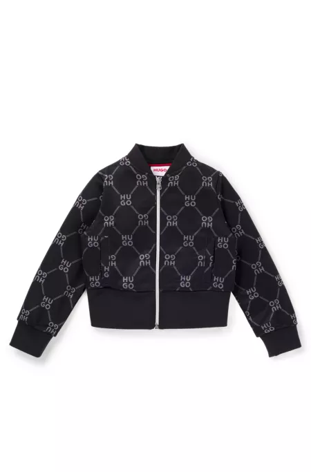 Cardigan en polaire à logos revisités pour enfant