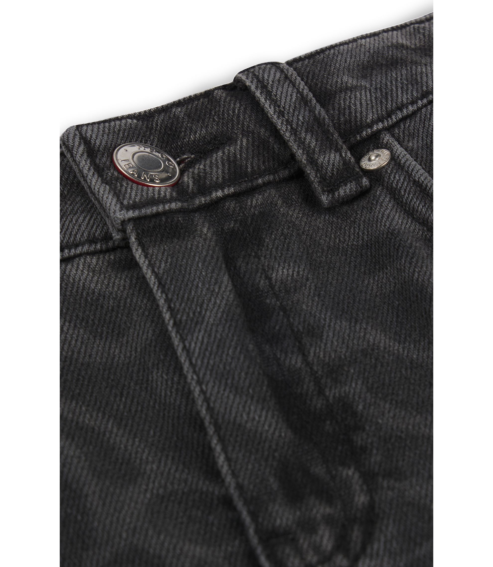 HUGO - Kids' relaxed-fit jeans in cheetah-print denim HUGO - Kids' relaxed-fit jeans in cheetah-print denim