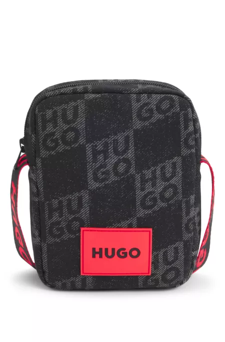 Sac messenger à imprimé logo revisité pour enfant