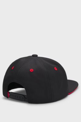 Kinderpet met voorkant van schuim en logopatch, Wit
