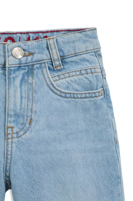 Loose-Fit Kids-Jeans aus blauem Denim