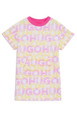 Robe en molleton à logo imprimé pour enfant