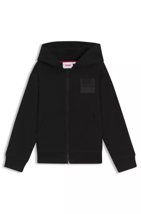 Sweat à capuche zippé en polaire avec logo revisité pour enfant