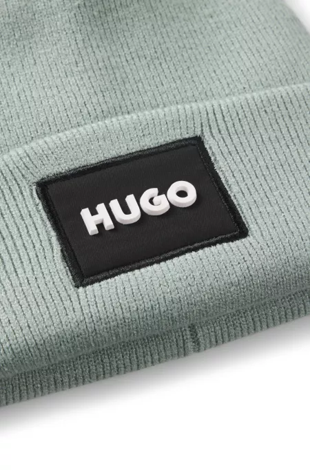 Bonnet avec étiquette logotée pour enfant