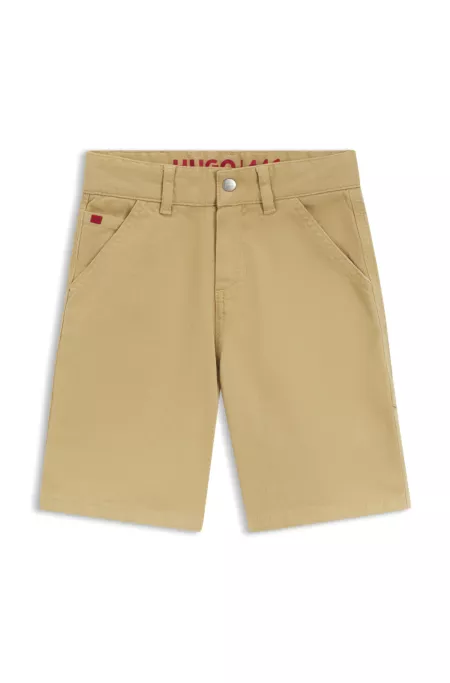 Kids Loose-Fit Shorts aus Stretch-Baumwolle