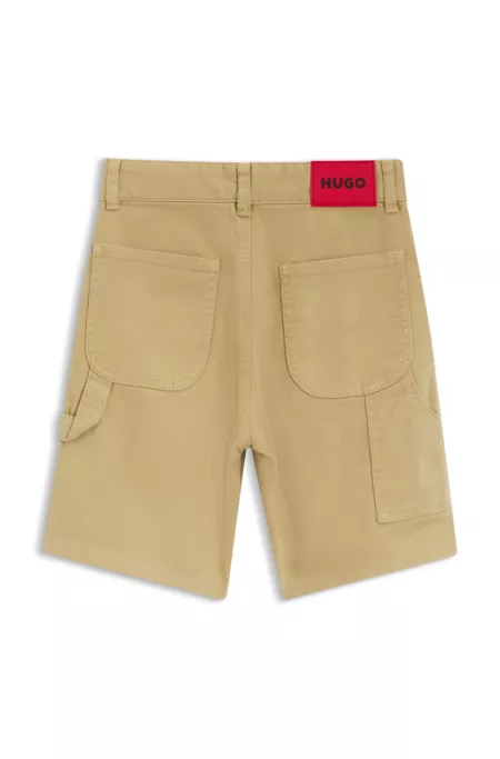 Kids Loose-Fit Shorts aus Stretch-Baumwolle
