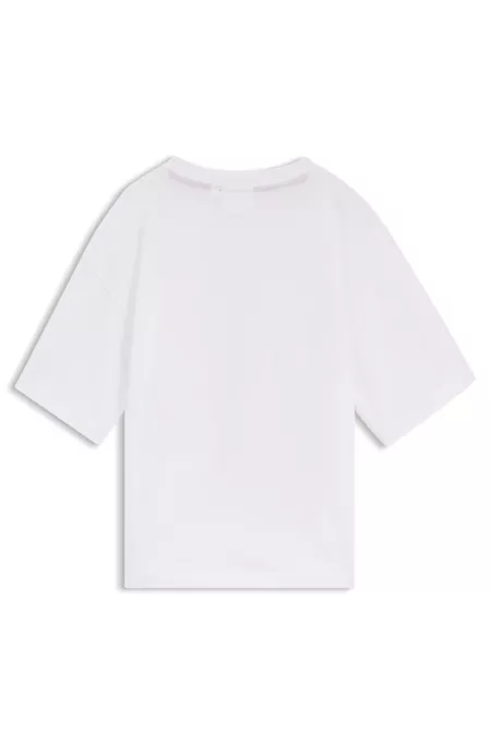 Camiseta para niños en algodón con logo de diseño