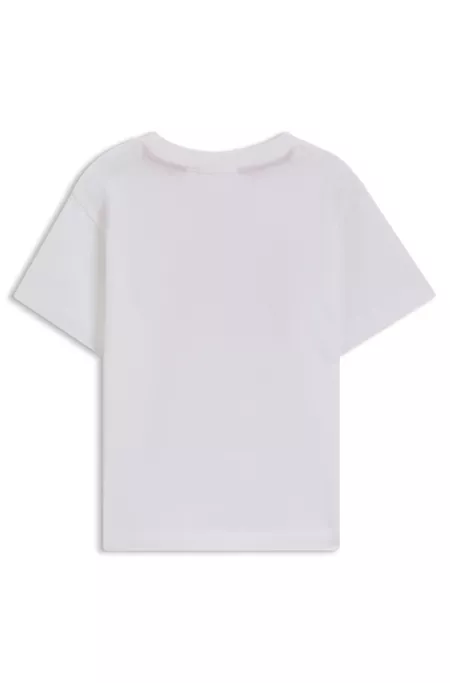 Camiseta para niños en algodón con logo de diseño