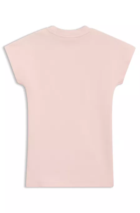 Robe T-shirt enfant en coton à logo artistique