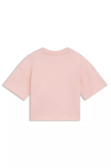 Camiseta para niños en algodón con logo de diseño