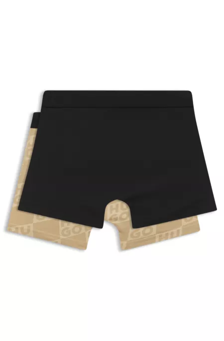 Lot de deux boxers enfant en coton stretch