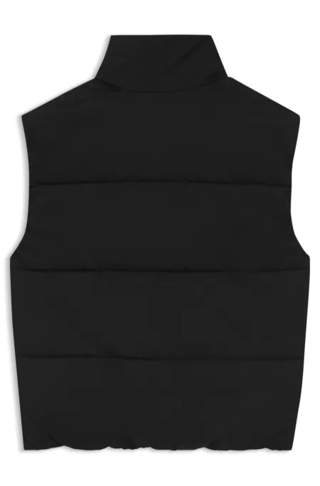 Gilet matelassé enfant avec badge logo rouge
