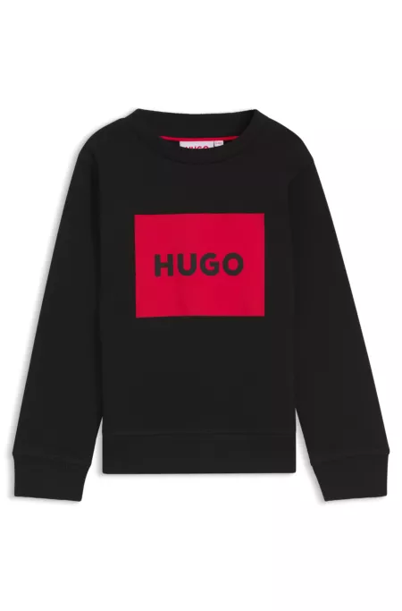 Fleece-Sweatshirt für Kinder mit Logo-Print