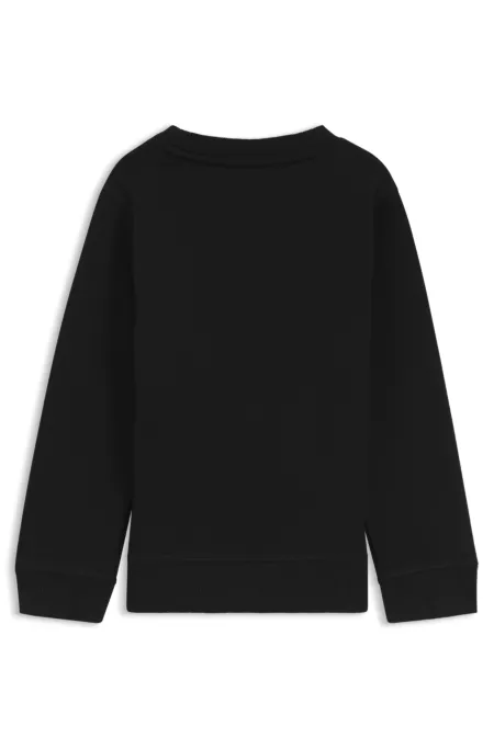 Fleece-Sweatshirt für Kinder mit Logo-Print