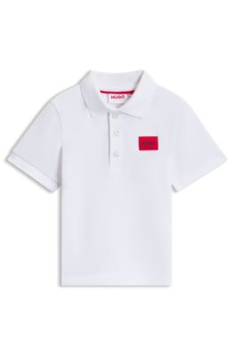 Kids' polo shirt, White