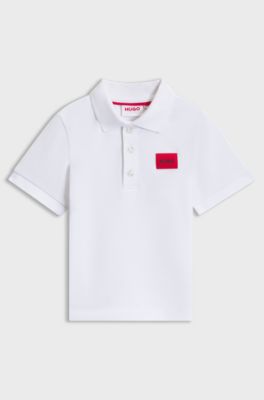 Polo para ni&ntilde;os, Blanco