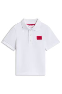 Kids' polo shirt, White