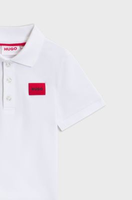 Polo para ni&ntilde;os, Blanco